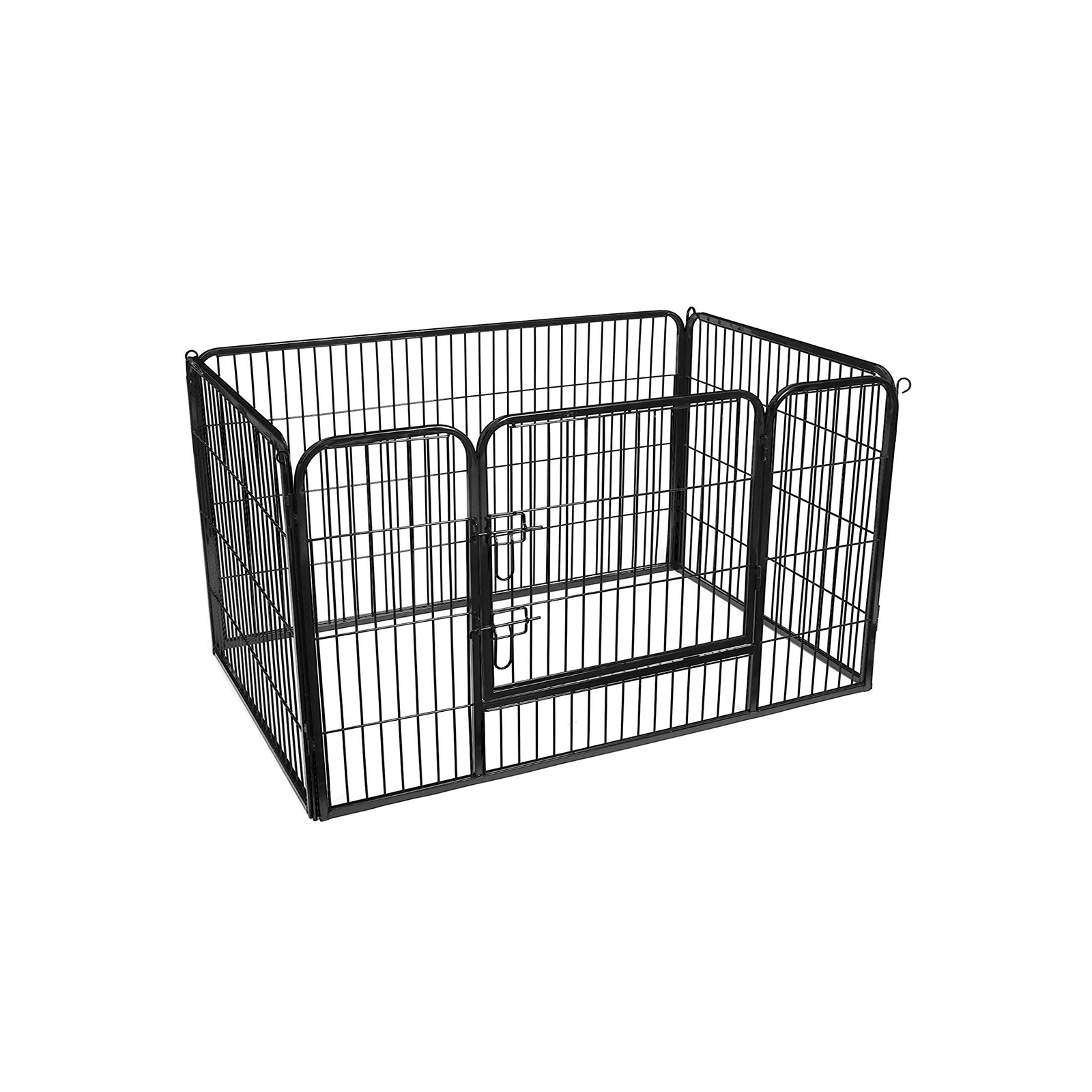 Koera aedik 122 x 80 x 70 cm must