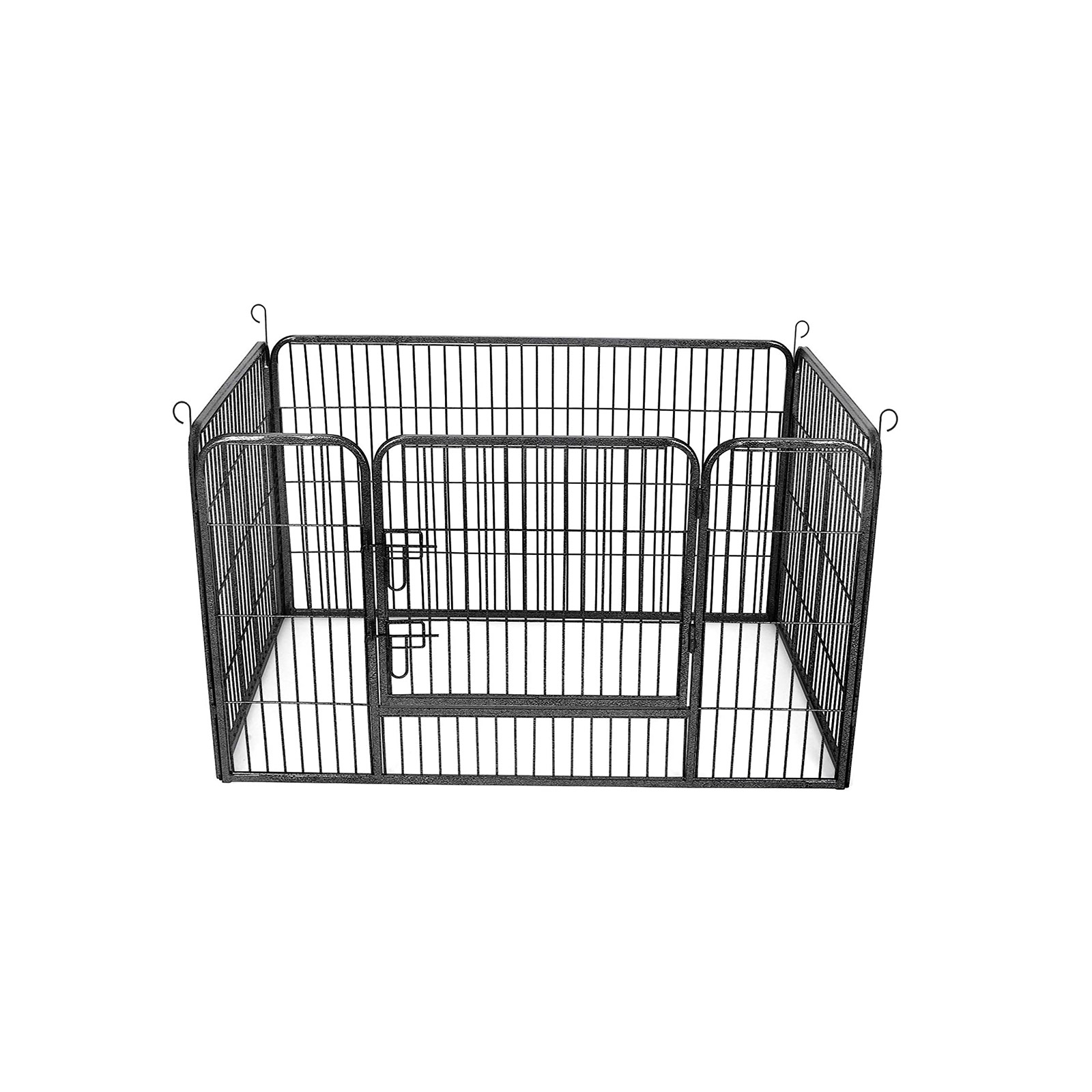 Koera aedik 122 x 70 x 80 cm must