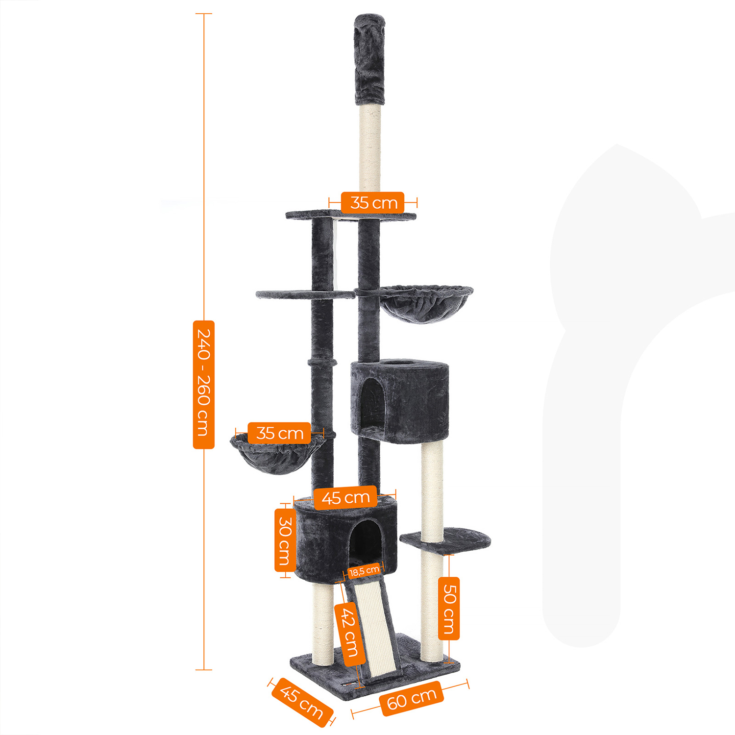 Kassi ronimispuu 60 x 45 cm tume 8 Kassi ronimispuu 60 x 45 cm tume - Image 8