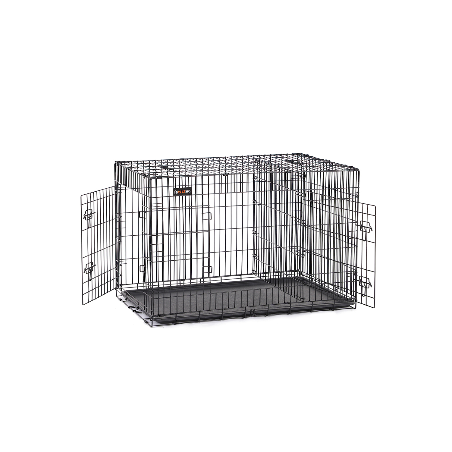 Koera puur XXXL 122 x 75 x 81 cm must