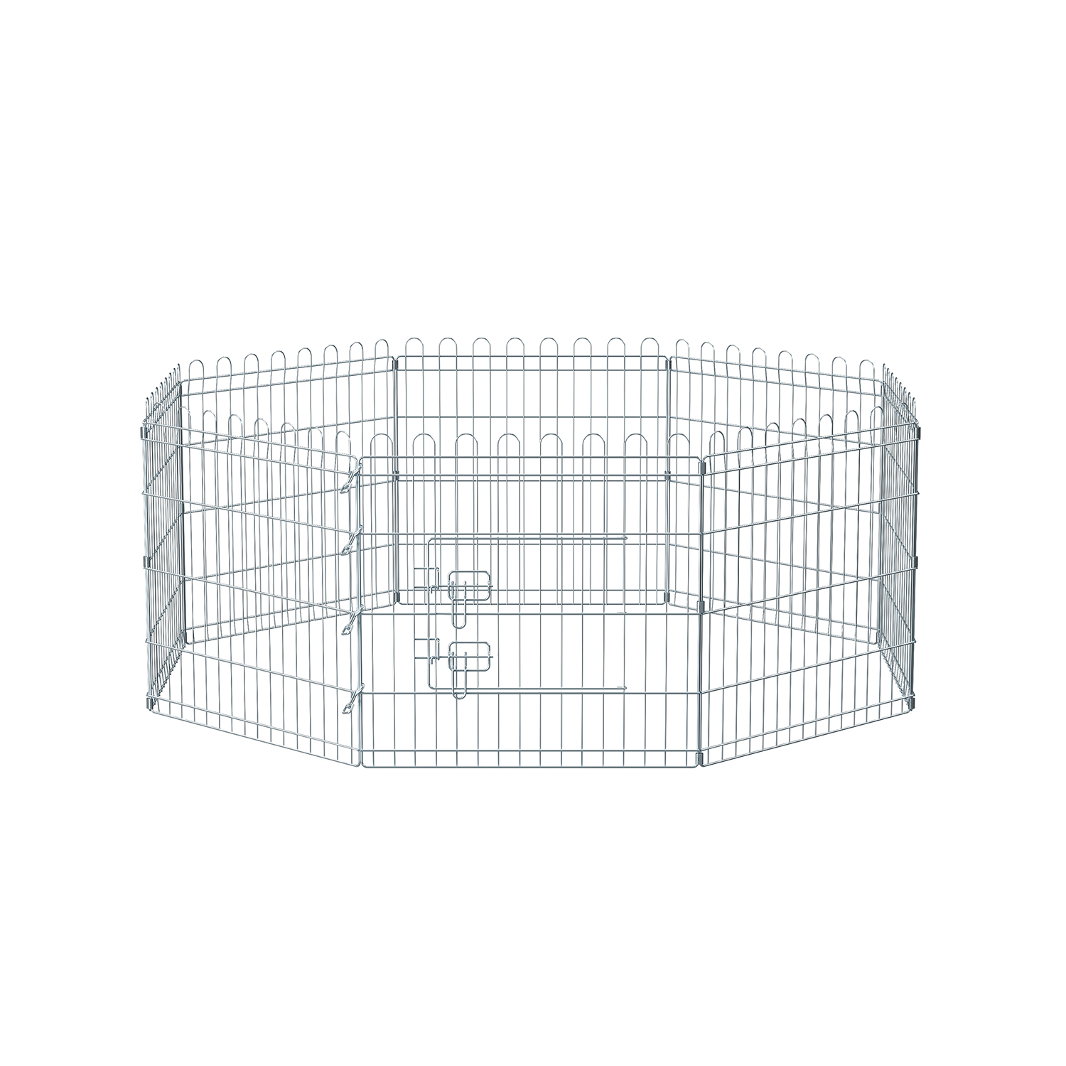 Koera aedik 122 x 122 x 61 cm metallist