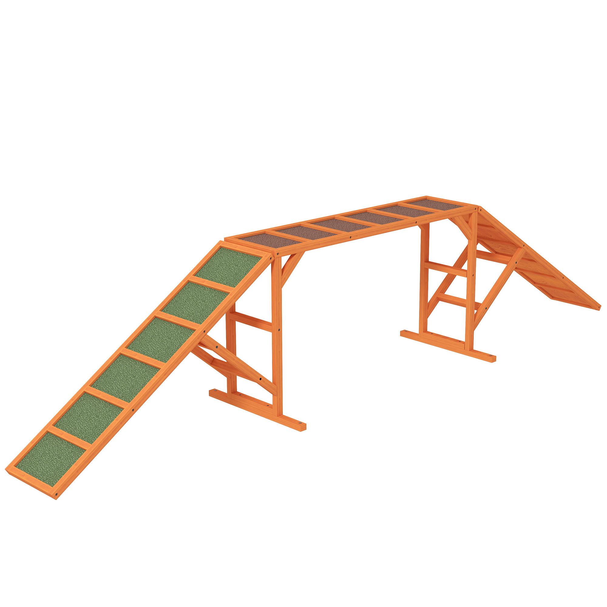 Koerte agilty ramp 325 x 55 x 69 cm oranž