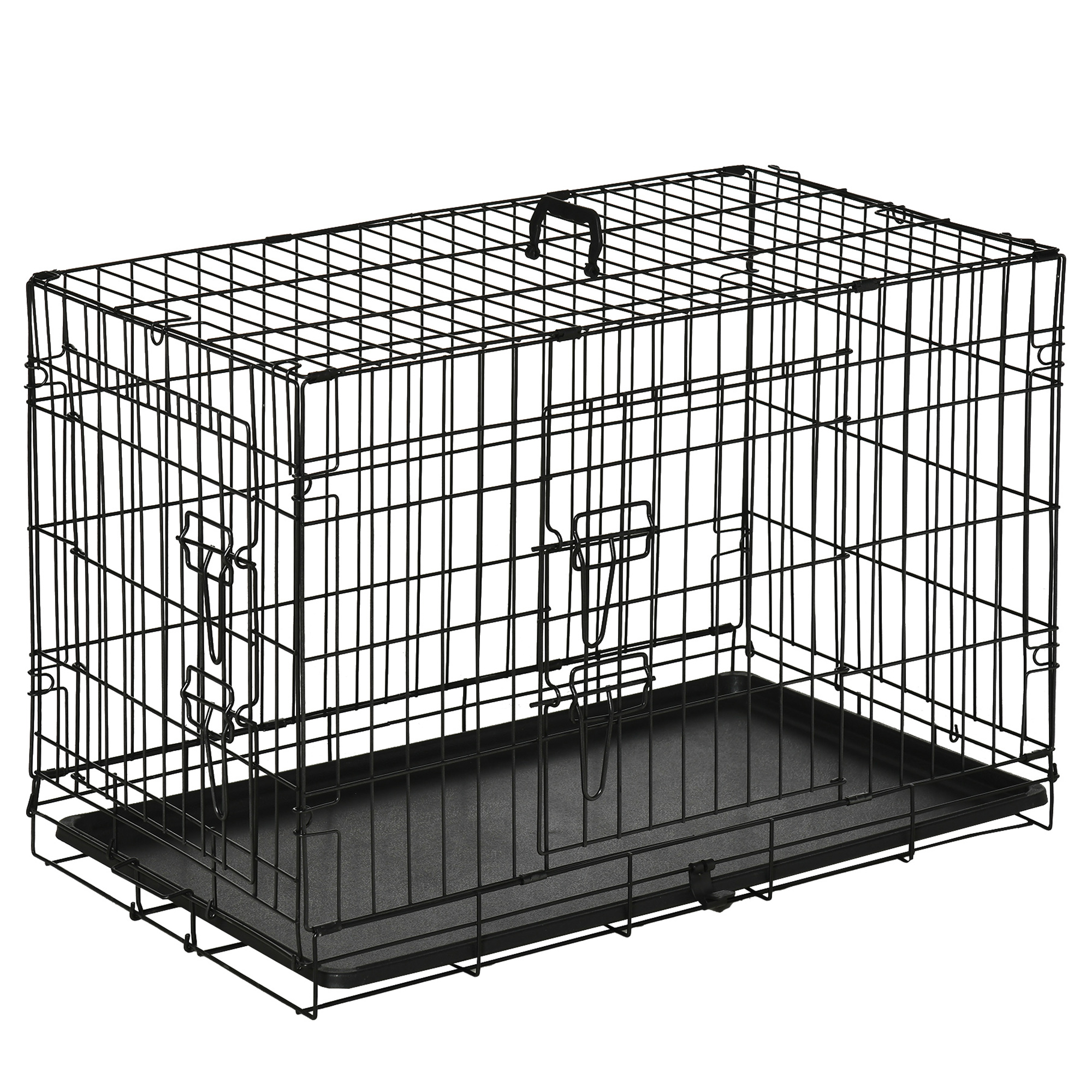 Metallist koera puur 76x46x52cm
