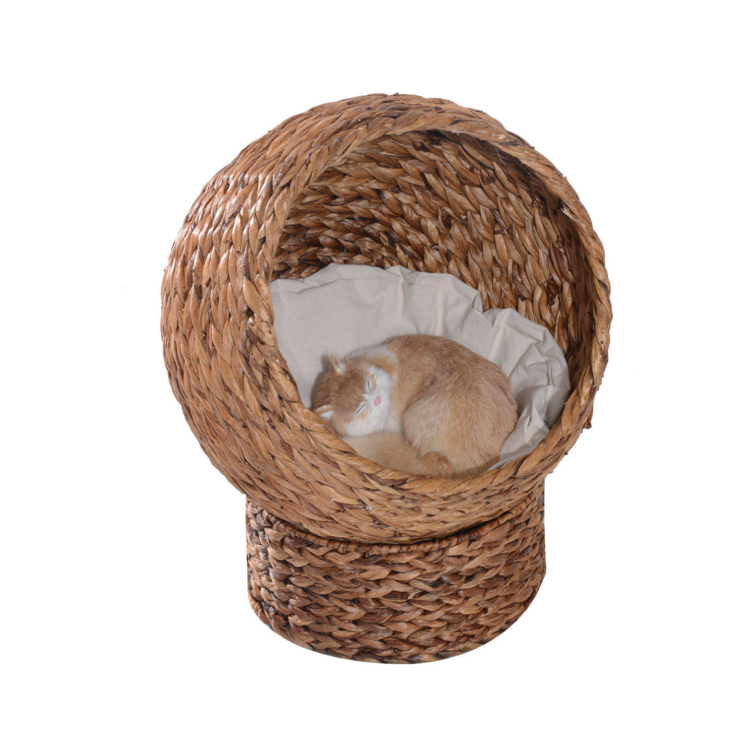 Kassipesa rotangist 50x42x60cm pruun