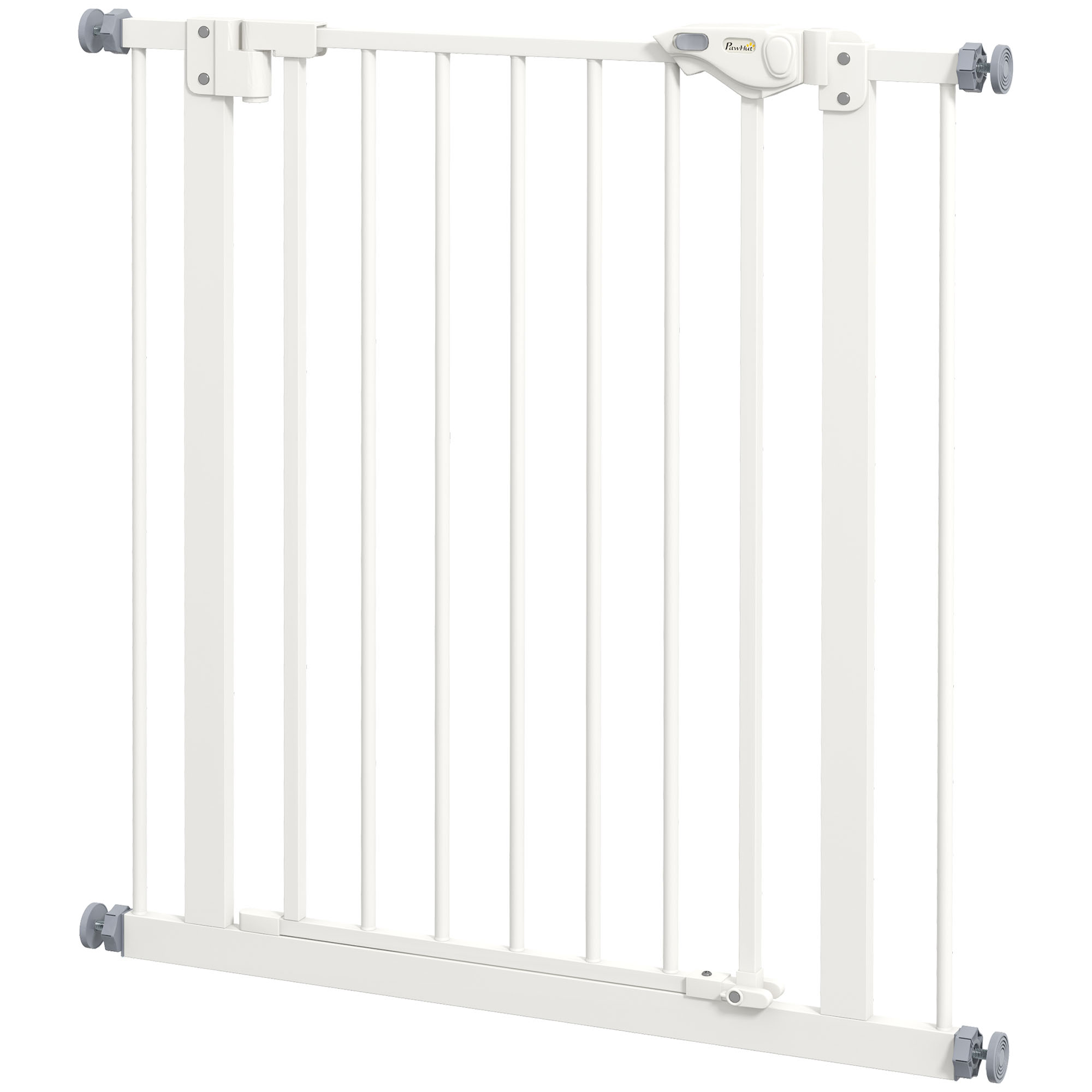 Turvavärav koertele 74 80 cm valge