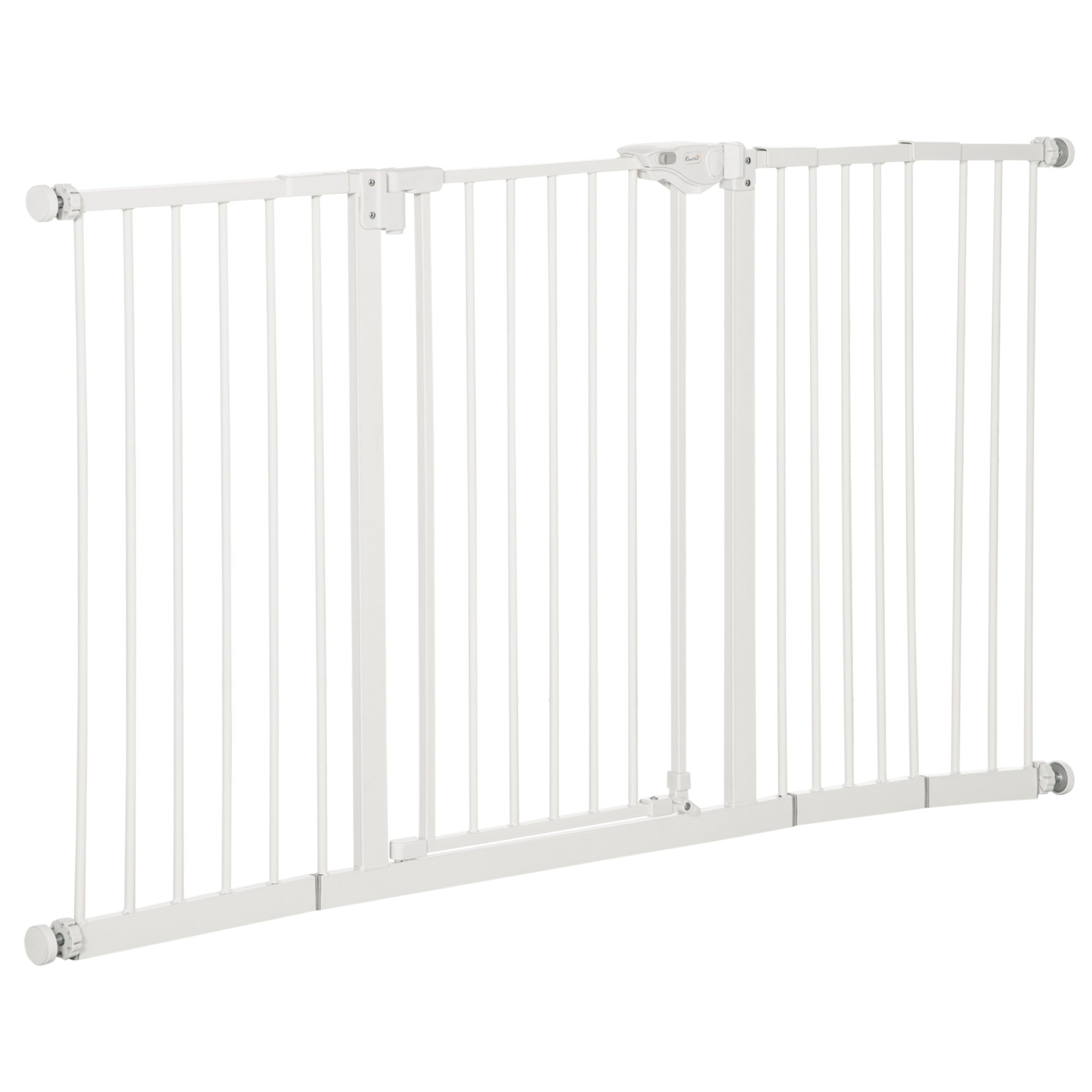 Turvavärav koertele 74 148 cm valge